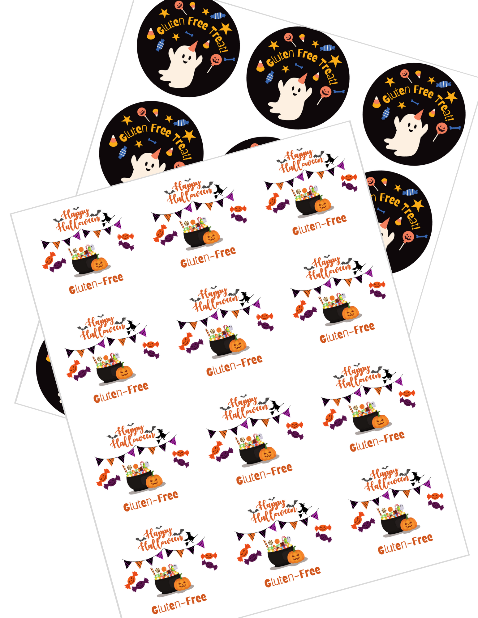 Candy Stickers - Free halloween Stickers