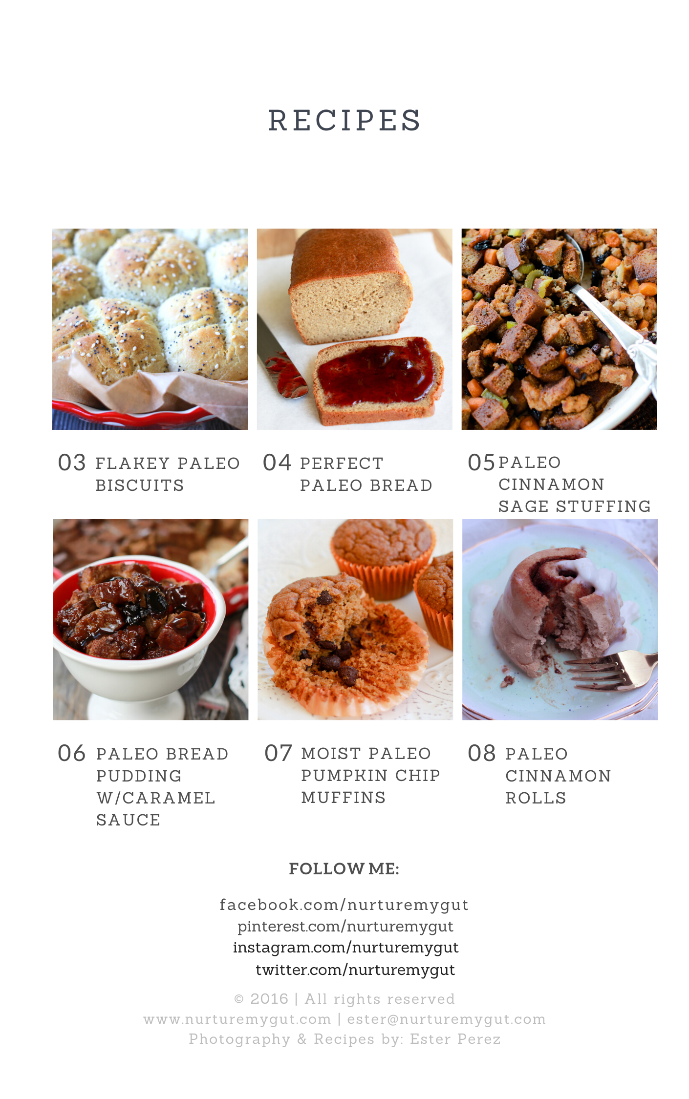 Fall Recipe Ebook Paleo Baking Fall Recipes Ebook - Nurture My Gut